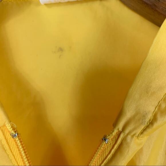 80s Gap Yellow Gold Windbreaker Packable Small - Picture 4 of 6